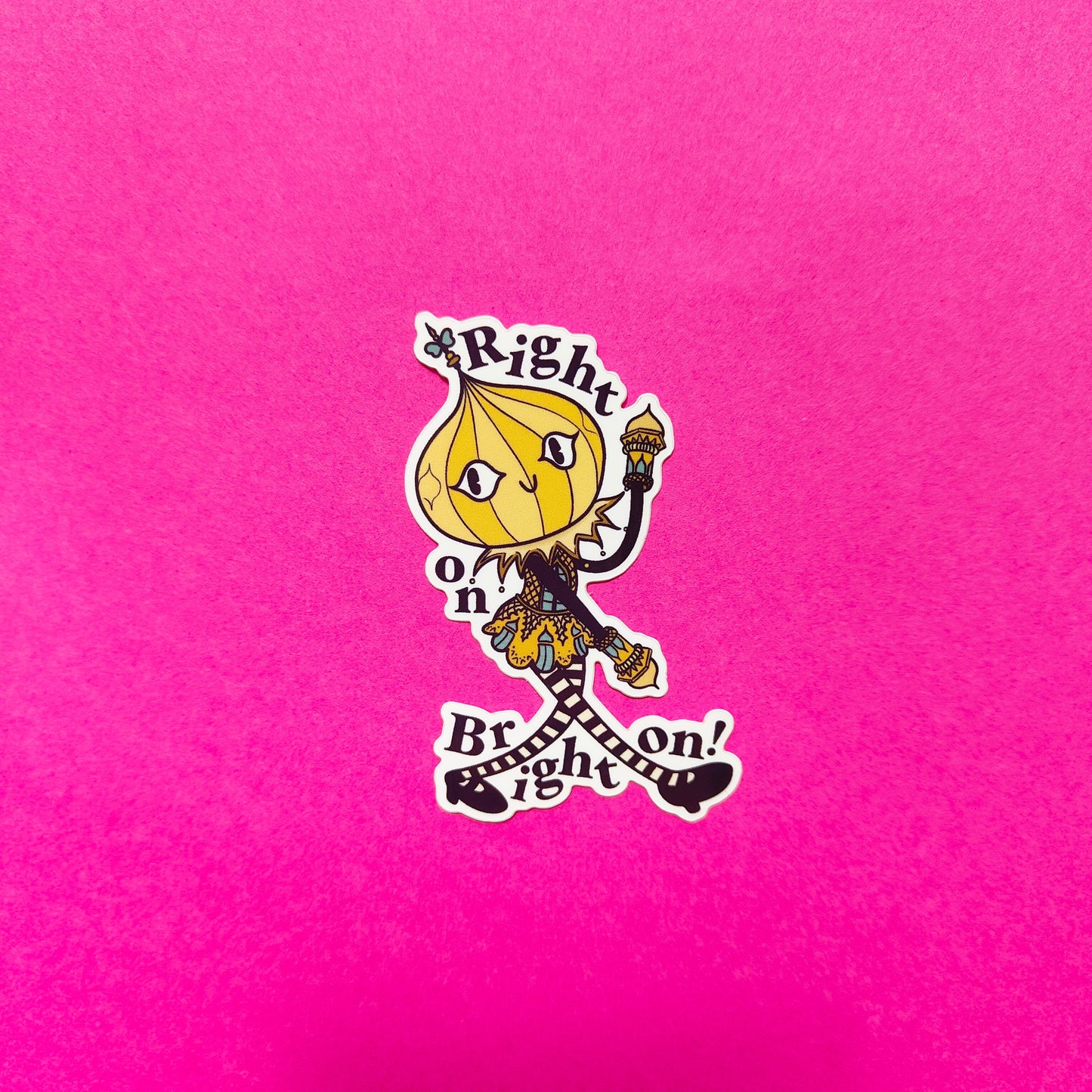 Right On, Brighton! Pavvy The Pavilion Girl Sticker