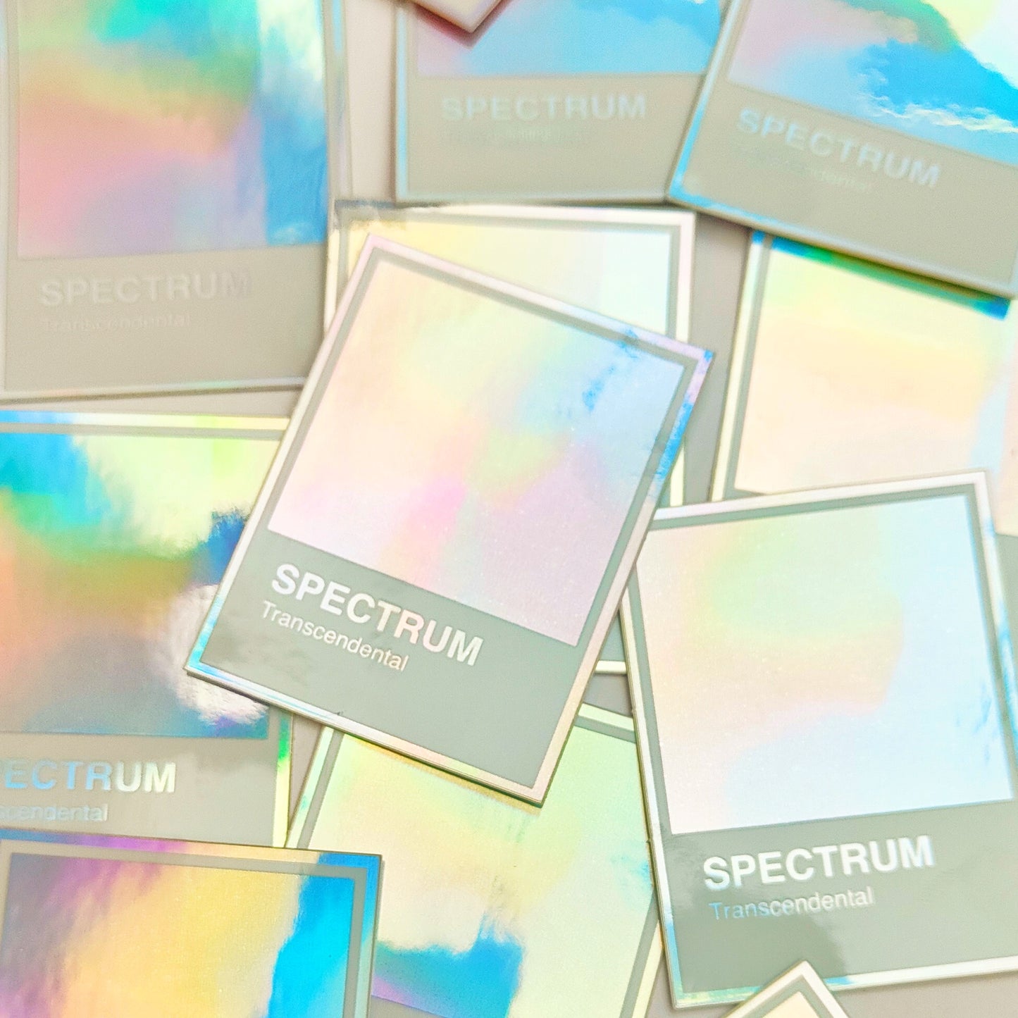 Spectrum Polaroid Holographic Sticker