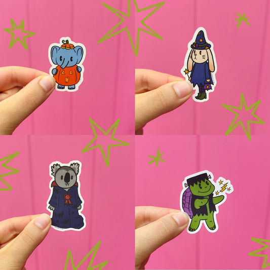 Halloween Gang Stickers