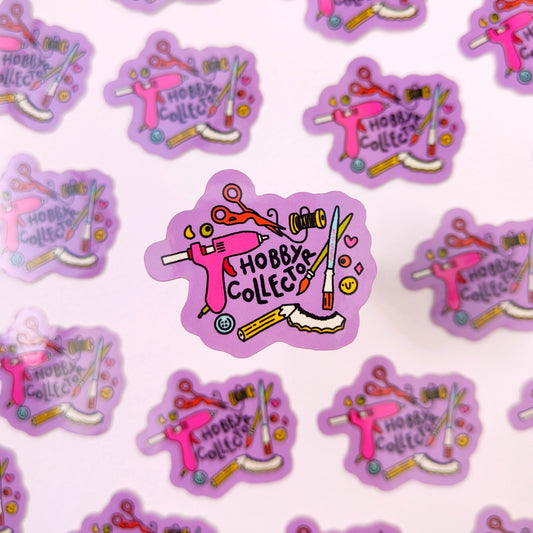 Hobby Collector Arts & Crafts Vinyl Sticker