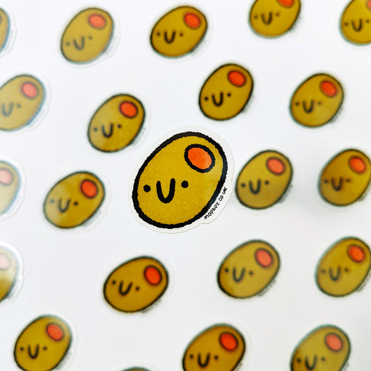 Happy Olive - Fruit Vinyl Sticker