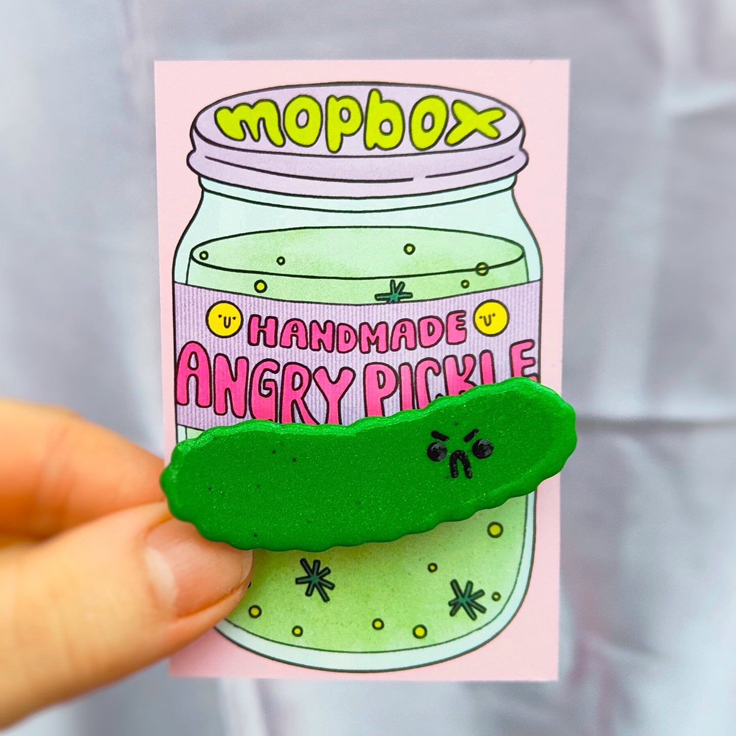 Pickle Handmade Pin Badge  - Pickle Gang