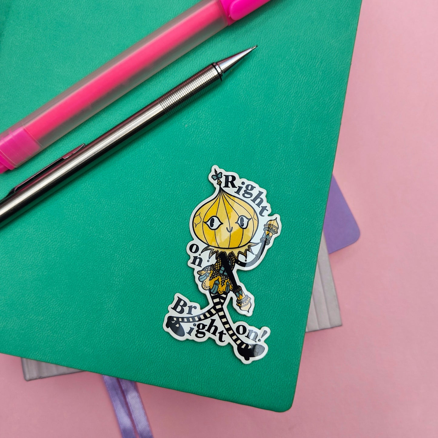 Right On, Brighton! Pavvy The Pavilion Girl Sticker