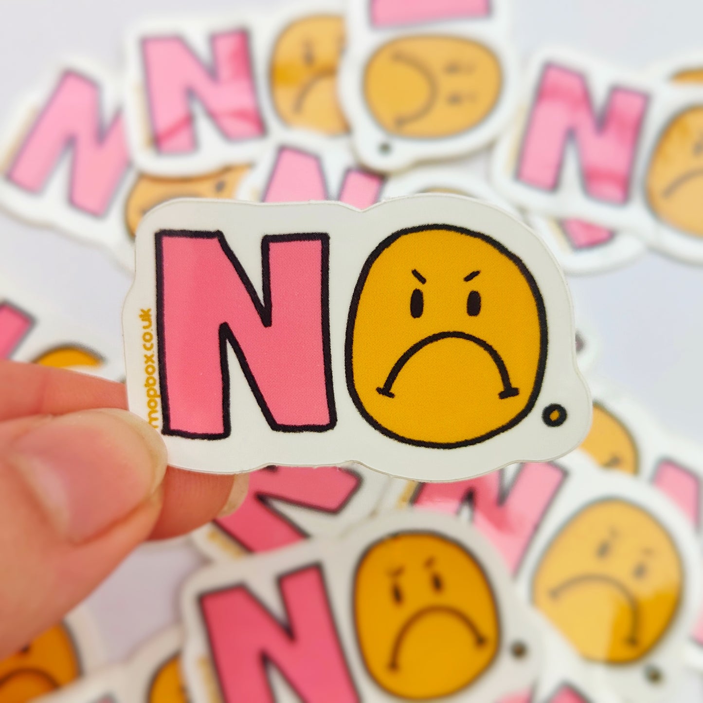 NO 🙂😠- Sticker