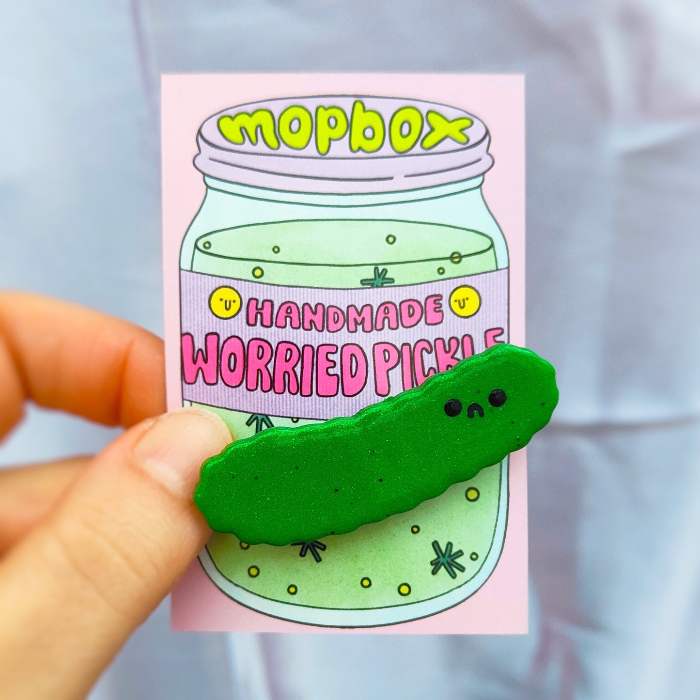Pickle Handmade Pin Badge  - Pickle Gang
