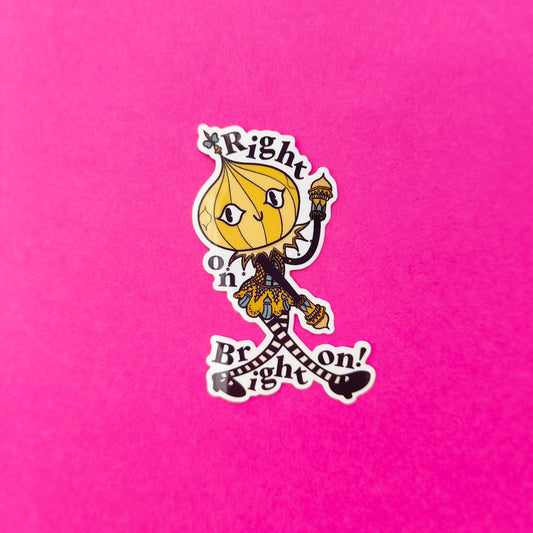 Right On, Brighton! Pavvy The Pavilion Girl Sticker