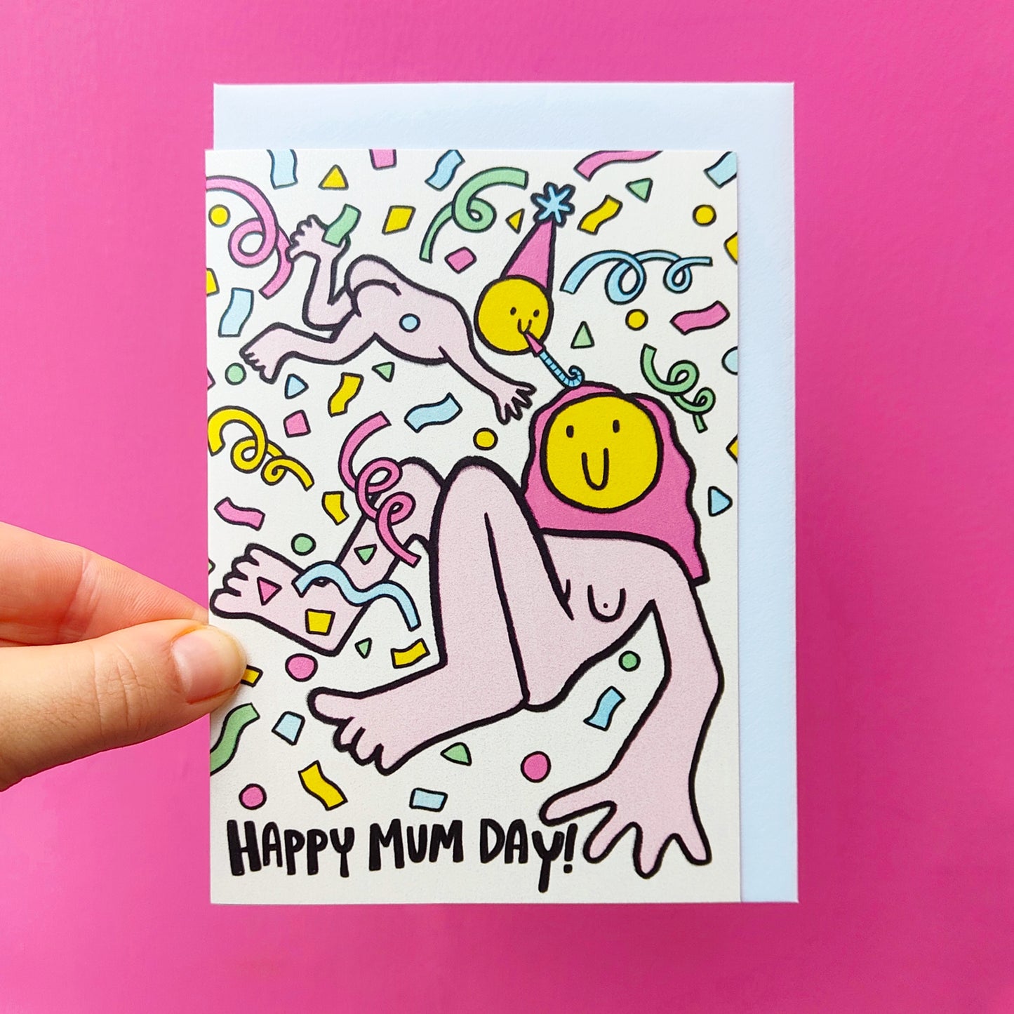 Happy Mum Day - New Baby Mother’s Day Greetings Card