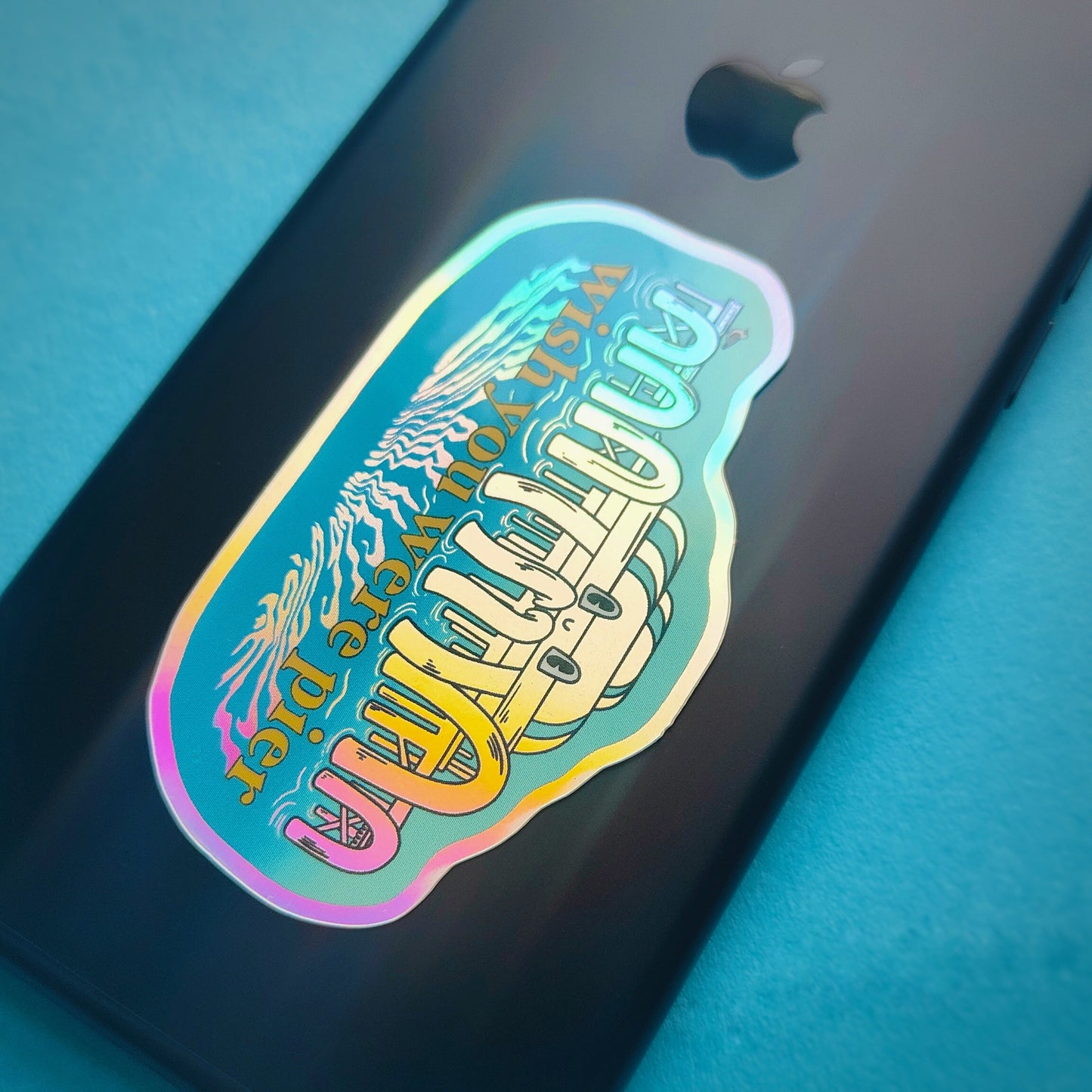 Wish You Were Pier - North Pier Brighton Holographic Sticker