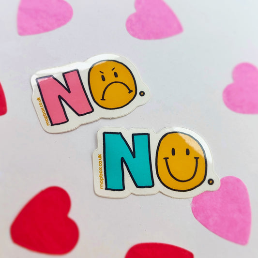 NO 🙂😠- Sticker