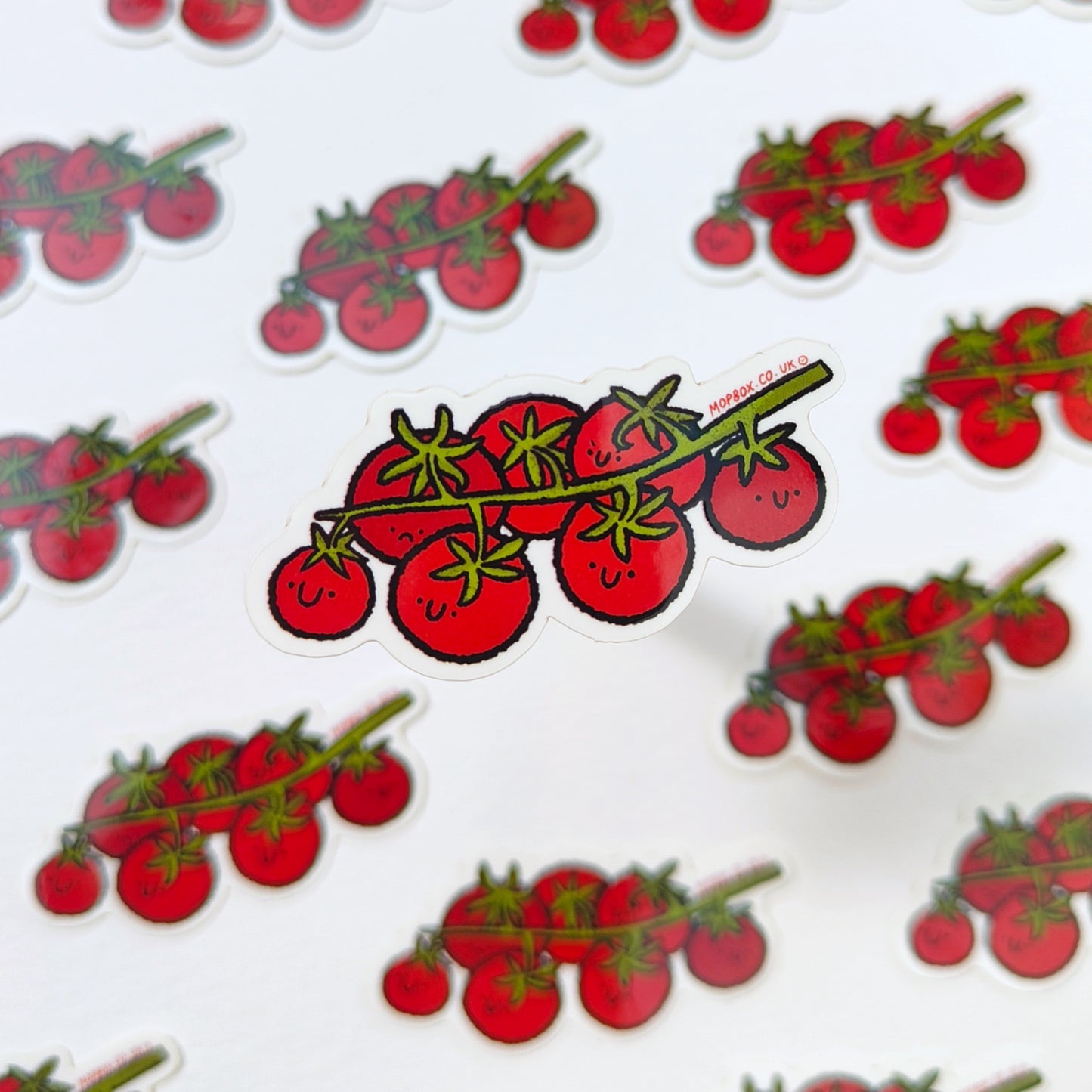 Tomato Vine - Happy Fruit & Vegetables - Vinyl Sticker