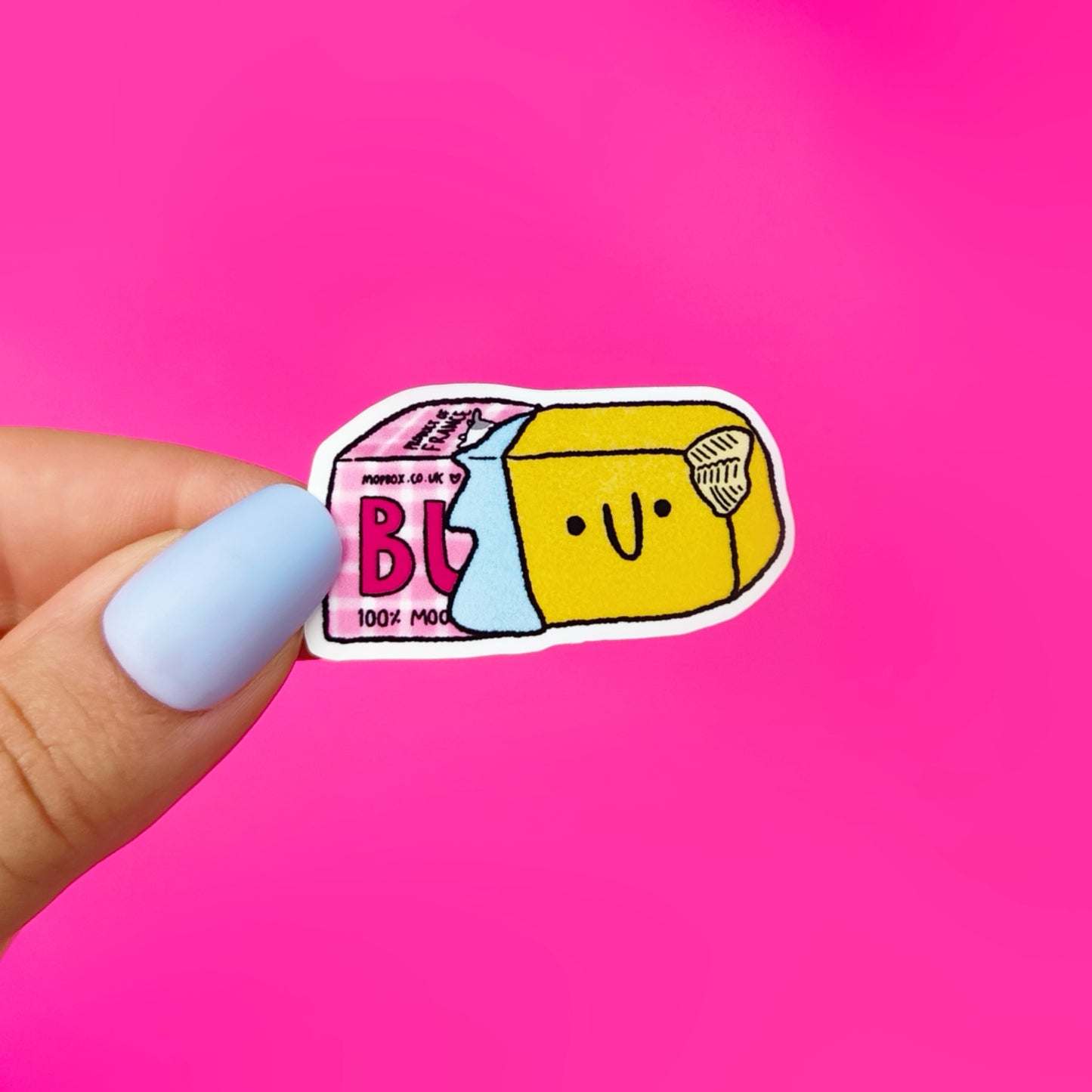 French Butter - Cute Vinyl Sticker