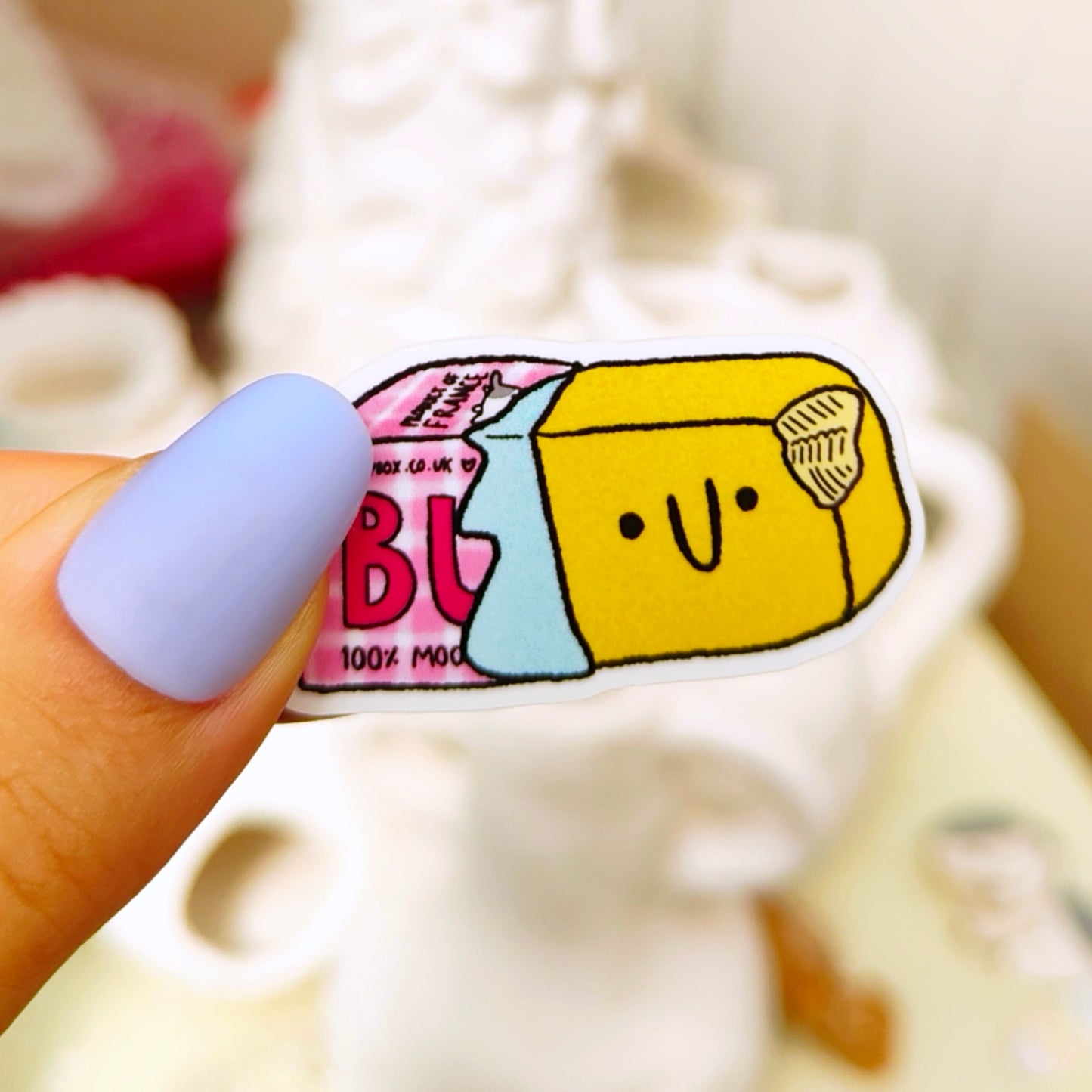 French Butter - Cute Vinyl Sticker