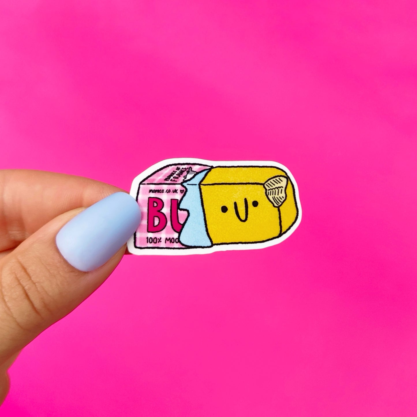 French Butter - Cute Vinyl Sticker