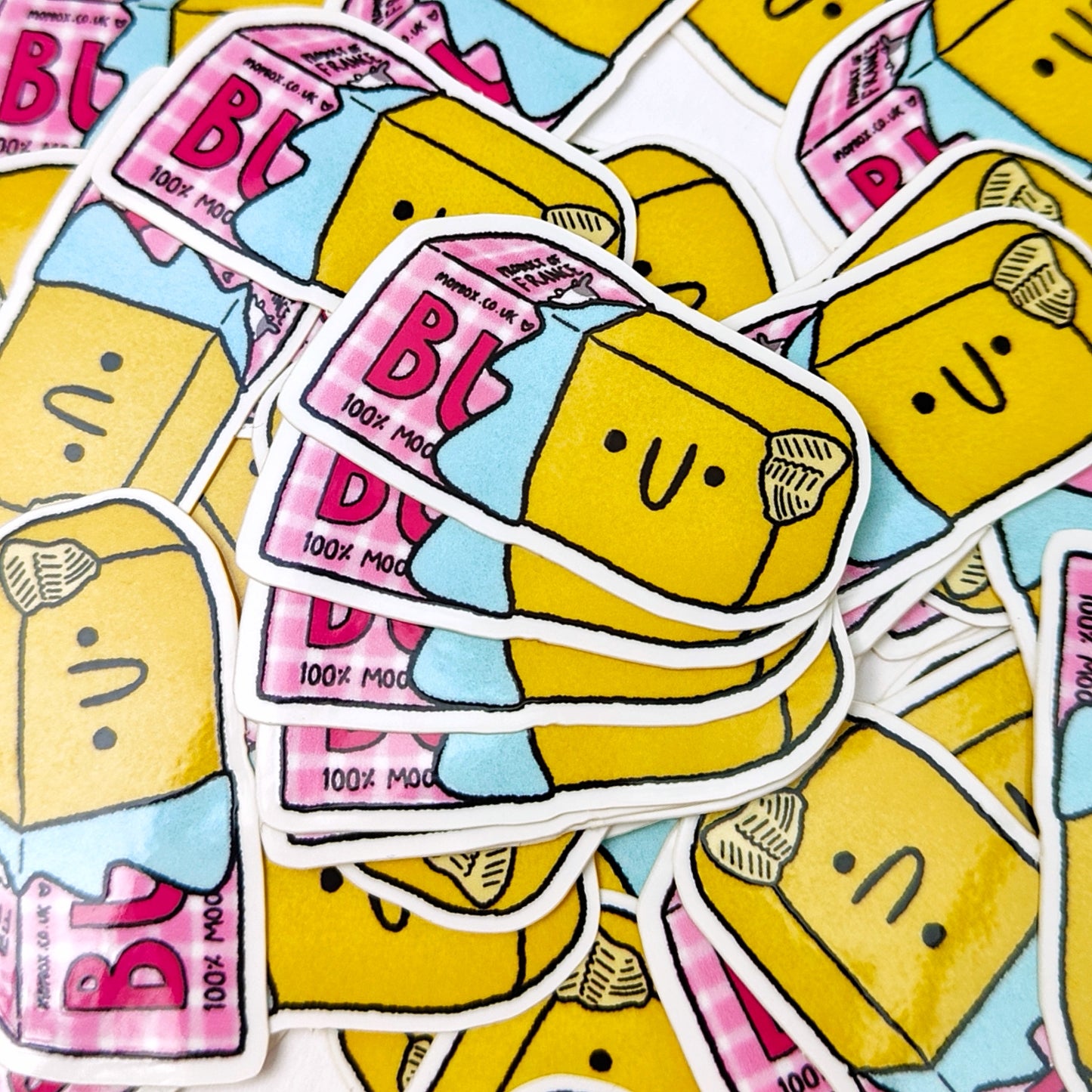French Butter - Cute Vinyl Sticker