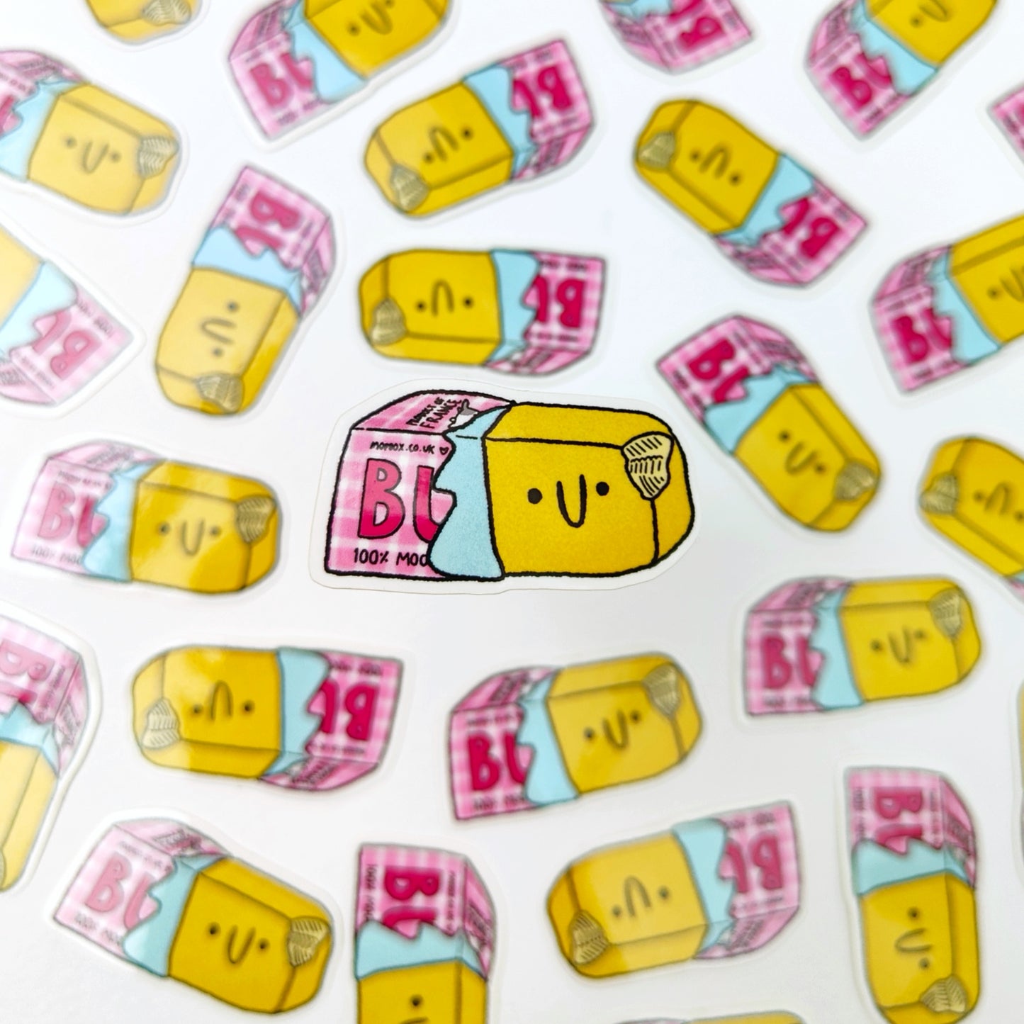 French Butter - Cute Vinyl Sticker