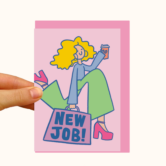 Carry Case New Job - Pearlescent Leaving Card