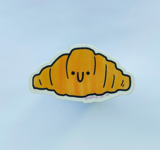 Happy Croissant - Vinyl Sticker
